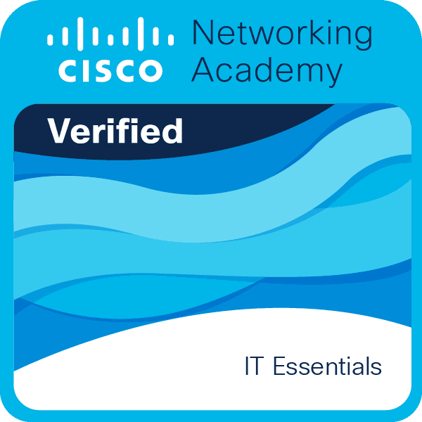 Cisco Networking Academy Certificate
