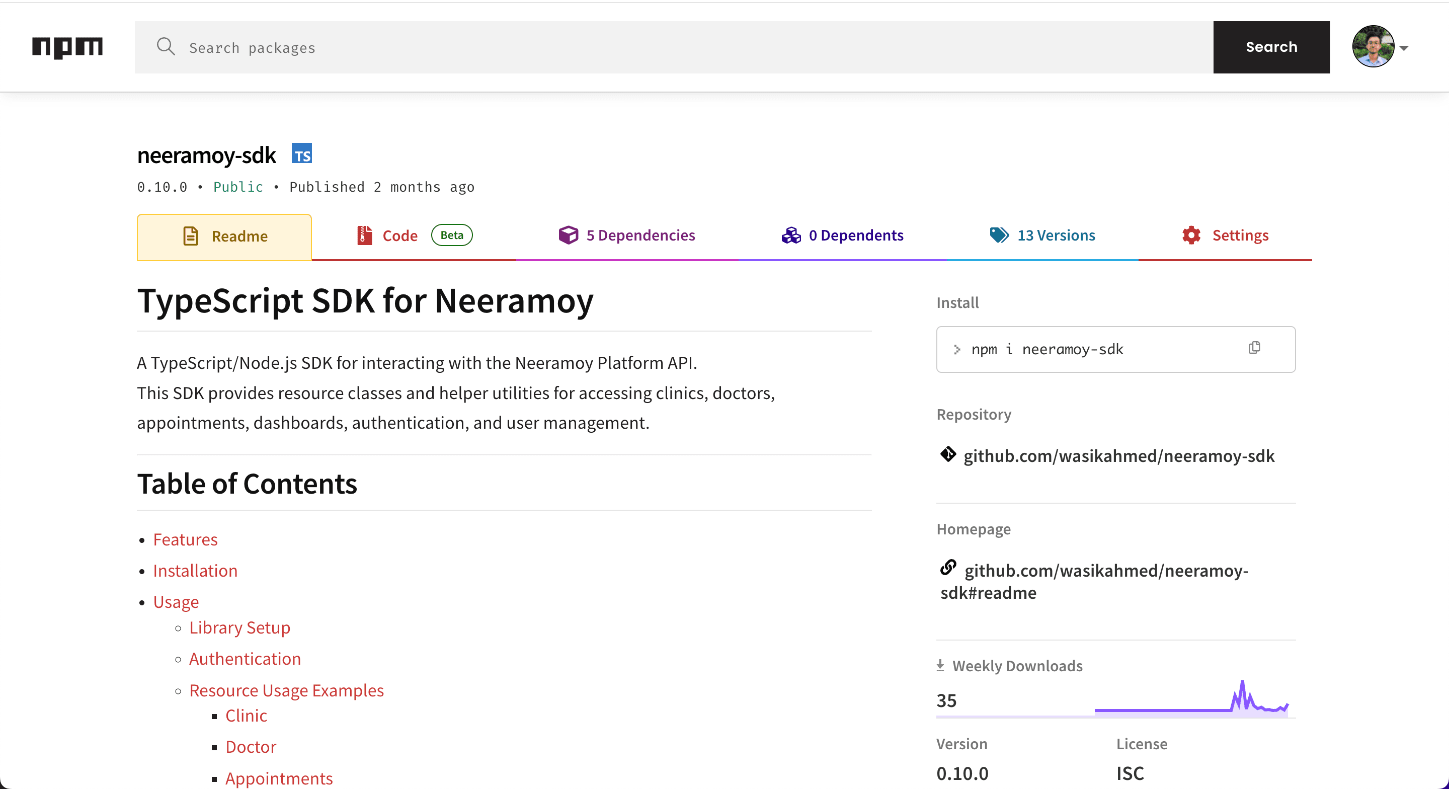 Neeramoy SDK